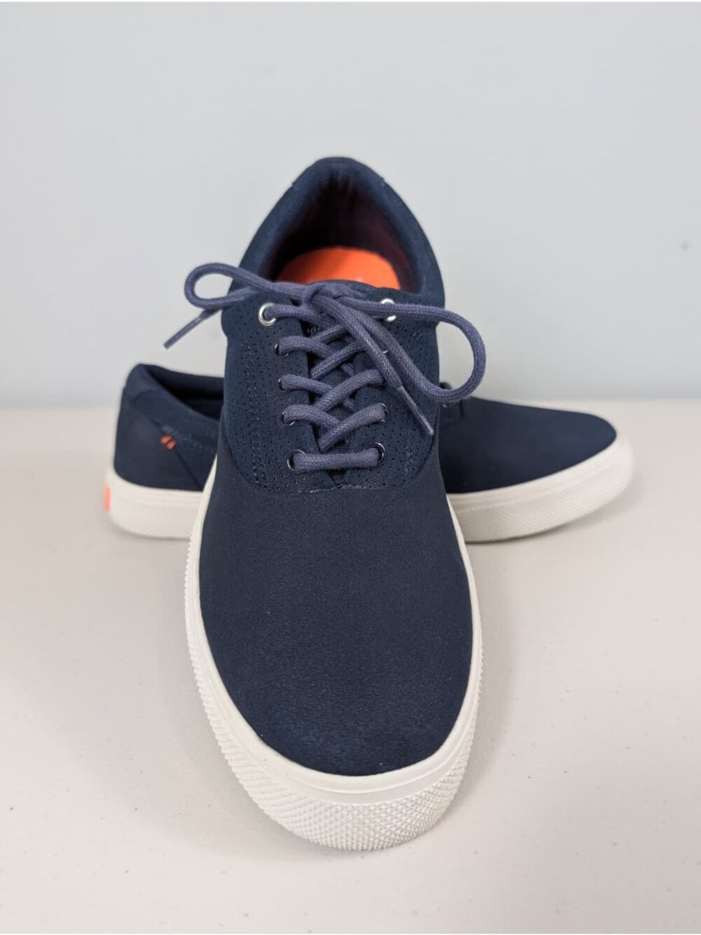 Sperry Mens PlushStep Navy Blue Lace-Up Sneakers Size 9.5 Casual Shoes